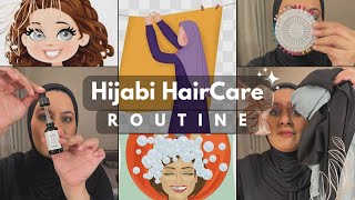 Hijabi Hair Care Routine You need to know  How to maintain healthy hair under hijab hijabi hijab [upl. by Elohc689]