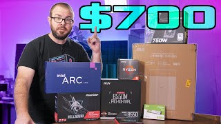 Building the Best 700 Gaming PC Possible [upl. by Atenahs]