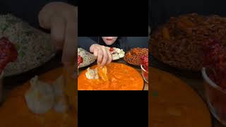 Eating paneer masalamomofried ricemukbangeatingshowsshorts [upl. by Ayiak]