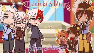 Todoroki Siblings meet Afton Siblings  My AU  Gacha [upl. by Solange727]