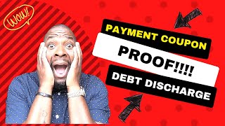 PROOF  Debt Discharge Payment Coupon Remedy Credited Proof Ashley J 1099A State National [upl. by Nile]