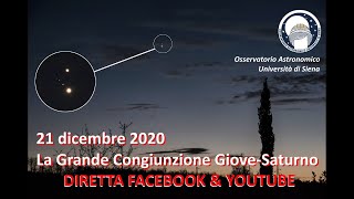 La grande congiunzione GioveSaturno [upl. by Mattah]