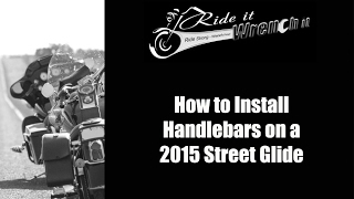 How to Install Handlebars on a 2015 Harley Street Glide [upl. by Belac905]