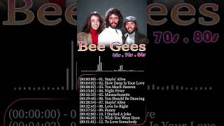 BeeGees 💋 Greatest Hits Full Album 🔍 The Best Songs Of BeeGees Playlist Short 9 [upl. by Elok]