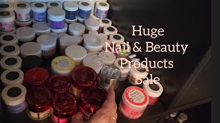 Huge Sale Nail amp Beauty SuppliesProducts check it out DM me on my IG please tysvm [upl. by Quirk450]