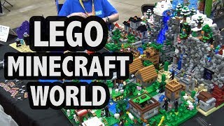 Every LEGO Minecraft Set Combined Into One Creation [upl. by Aratas558]