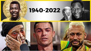 😢FOOTBALL PLAYERS REACTION TO PASSING OF PELE [upl. by Iden395]