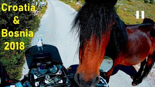 Kawasaki KLE 500 Motorcycle trip CZ → Croatia amp Bosnia [upl. by Aitret]