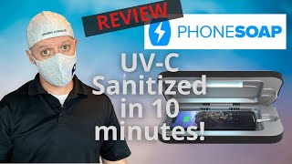 PhoneSoap 3 Product Review  Sanitize your phone with UV Light [upl. by Holmann55]