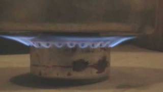 Alcohol Stove 4 Open Jet [upl. by Chemaram985]