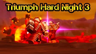 Triumph Hard Night 3 Hexscape Event Roblox Tower Defense Simulator [upl. by Resaec]