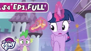 My Little Pony Friendship is Magic  Princess Twilight Sparkle  Part 1  S4 EP1  MLP Full Episode [upl. by Angelica]