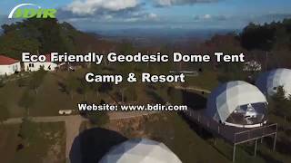 Eco Friendly Geodesic Dome Tent Camp Resort [upl. by Iddet694]