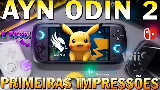 AYN Odin 2 O MELHOR CONSOLE PORTÁTIL de 2023 [upl. by Maillliw769]