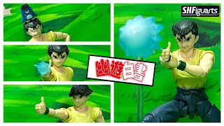 SHFiguarts Yusuke Urameshi Yu Yu Hakusho  SHF 幽遊白書 浦飯幽助  幽☆遊☆白書 actionfigures unboxing toys [upl. by Aihtibat]