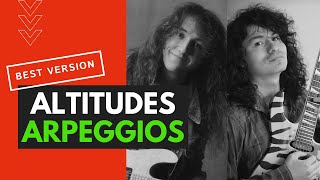 JASON BECKER altitudes  ARPEGGIOS cover  SanderAlex  🎸 [upl. by Kerrill]