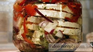 Pickled Camembert cheese  video recipe [upl. by Un]