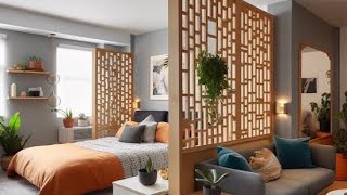 Room divider ideas room separator  Living room partition wall design 2025 [upl. by Monah]