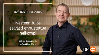 Q22024 Tuloskausi Nesteen tulos selvästi ennustettua heikompi [upl. by Anatollo]