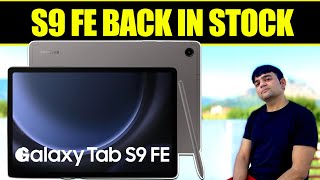 Best Tablets For Study With Discount in Sale  Tab S9 Fe BACK IN STOCK [upl. by Emyam]