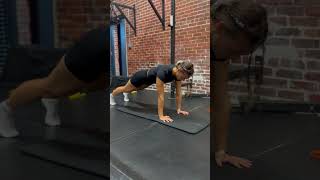 Negative Eccentric Push Up to Knee Concentric Push Up [upl. by Poppas200]