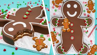 BIGGEST Gingerbread Man In The World  Holiday Baking Ideas  How To Cake It with Yolanda Gampp [upl. by Lizzy]