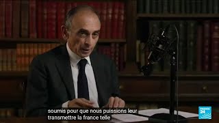 Présidentielle  le polémiste dextrême droite Éric Zemmour annonce sa candidature [upl. by Dorehs]