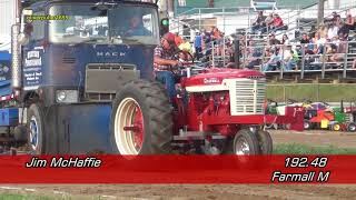 2018 Hookstown Fair 4500 Farm Stock 4 mph Tractor Pull [upl. by Anilegna]