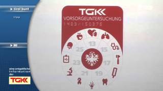 Vorsorgeuntersuchungen Das Gesundheitspickerl der TGKK [upl. by Larkin]