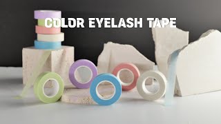 NEW ACCESSORY  Color Eyelash Tape [upl. by Balduin]