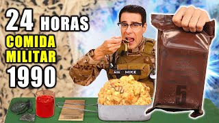 24 HORAS Probando COMIDA MILITAR de 1990 de ESTADOS UNIDOS Parte 2 [upl. by Assirim]