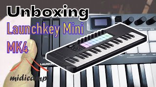 Review  Unboxing Launchkey Mini MK4 [upl. by Oniliuqnart]