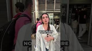 MÉTIER Vs SALAIRE EN FRANCE 🇫🇷📝 viralvideo europe interview france suisse explore explore [upl. by Acirrej]