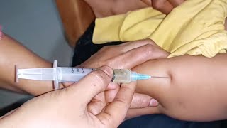 Ceftriaxone 500mg Ceftrone  amp Dexamethasone intramuscular injection Video 24 Ep 94 Injection Tips [upl. by Noscire]