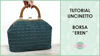 Tutorial borsa clic clac uncinetto quotErenquot  Uncinetto dArgento [upl. by Nylaf]