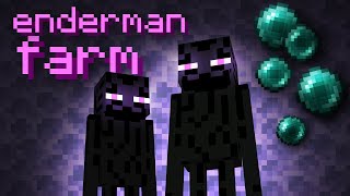 Süper Hızlı Enderman Farmı Yapımı  Minecraft 119x [upl. by Yentruocal]