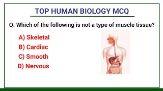 Human Biology Mcqs multiple choice questions Human biology neet 2024 [upl. by Yrbua]