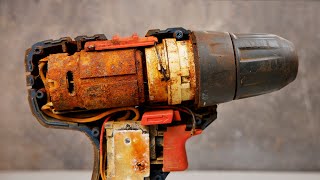 BOSCH GSR120Li 12V Cordless Drill Restoration [upl. by Dhar807]