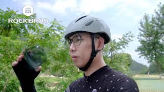 ROCKBROS WT018S  Magnetic Goggles Helmet [upl. by Aztilem63]