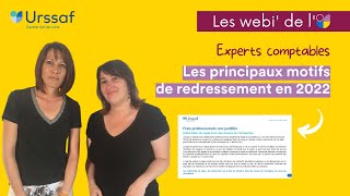 Webinaire Motifs de redressement 2022 [upl. by Ytineres]