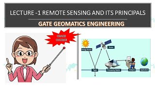 Lecture 1  Remote Sensing and Its Principals  GATE geomatics engineering Crash Course [upl. by Cutlerr205]