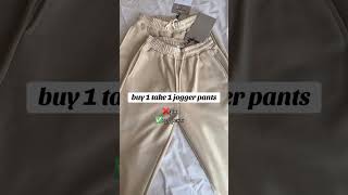 175 pesos may dalawang jogging pants kana unisex pa joogerpants joggers pants buy1take1 OOTD f [upl. by Stav]