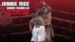 Jonnie Rice vs Guido Vianello  HIGHLIGHTS  RiceVianello [upl. by Celestyna268]