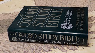 The Oxford Study Bible REB with the Apocrypha [upl. by Sucul]