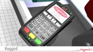 Ingenico IPP350 Card Payment Machine Video [upl. by Slinkman]