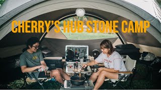 เราเจอฝนแล้ว  Cherrys Hub Stone Camp  EP13  iMart Outdoor  CAMPING  ASMR [upl. by Bethesda]