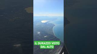 Vista mozzafiato dal aerio della costa di Durazzo in albania che bello [upl. by Viridis]