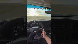 1ST GEAR PULL ON CAMMED 53🚀 truck car chevy gm gmc sierra silverado automobile ls manual [upl. by Willyt361]