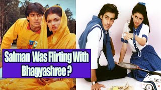 Bhagyashree was convinced Salman Khan was flirting with herkept singing in her ear Maine Pyar Kiya [upl. by Analaj]