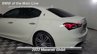 Used 2022 Maserati Ghibli Modena Q4 Bala Cynwyd PA B24094A [upl. by Yaker]